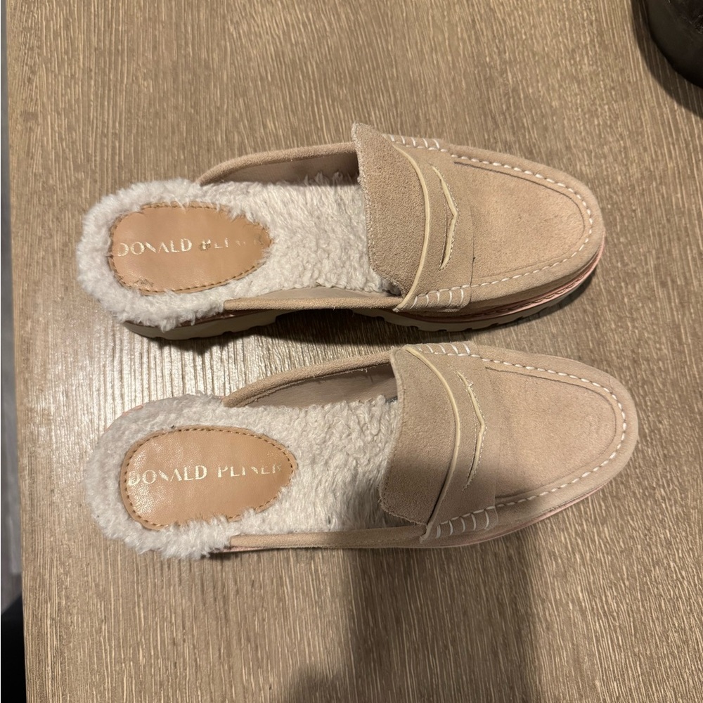 Donald J. Pliner Tan Loafers